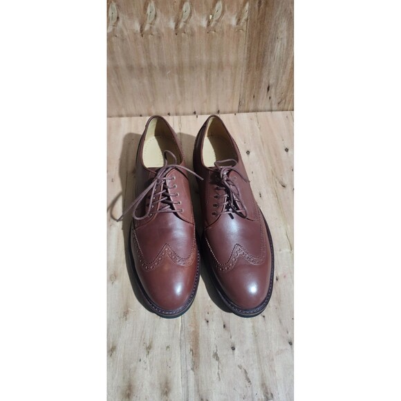 Cole Haan Mens 11 M Wingtip Oxfords Brogue Brown Leather C12201 Dress Shoes main image 5
